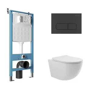 Инсталляция Aqueduto TECNICA N + унитаз с сиденьем + клавиша смыва FORMA AQDS113