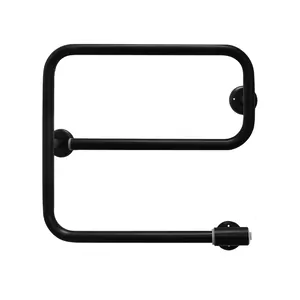 Полотенцесушитель электрический ENERGY E G1 32 Вт (ВхШхГ 425x450x99) черный матовый