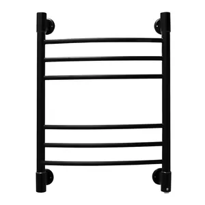 Полотенцесушитель электрический ENERGY ERGO2 650х500 55 Вт, черный матовый, EETR0ERGO26550R905M