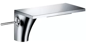 Смеситель Axor 18010 для умывальника однозахватный, высота 121 мм, струя-водопад, хром