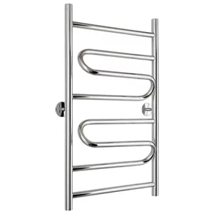 Полотенцесушитель водяной СТИЛЬЕ 800x400, нерж.сталь, универсальное подкл.,00651-8040