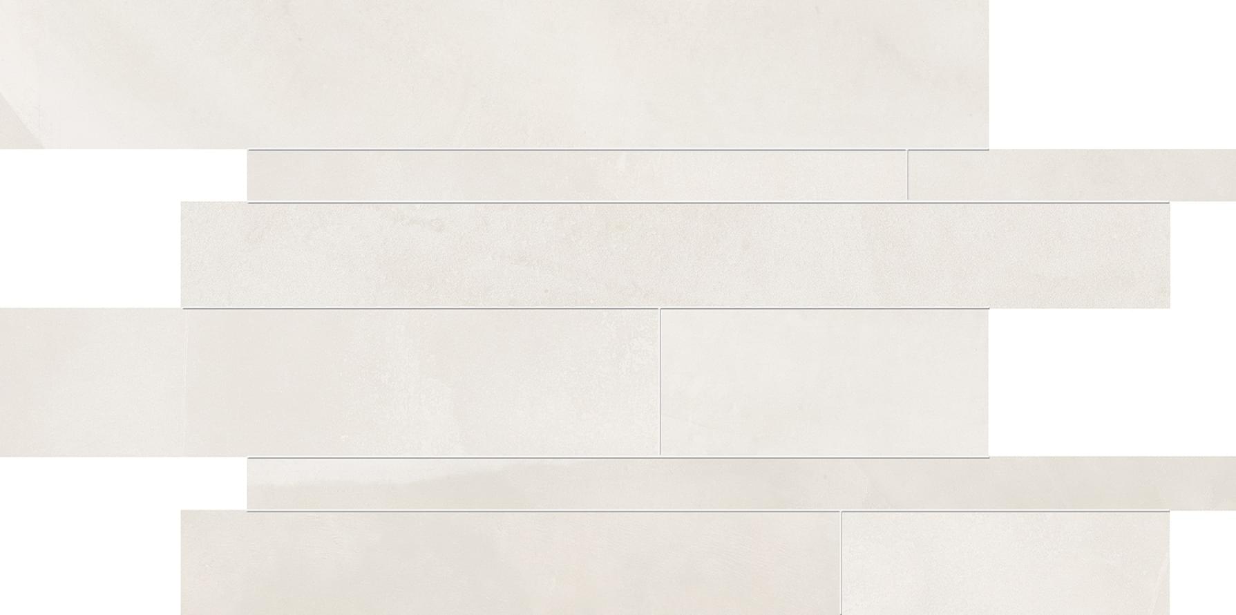 мозаика Architect Resin Listelli Sfalsati Copenhagen Ivory Naturale 30x60