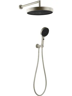 Душевой комплект Boheme 427-NB верхний/ручной душ, шланговое соединение, шланг, никель браш