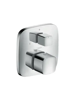 Смеситель Hansgrohe 15771000 для ванны/душа, термостатический, наружная часть, хром