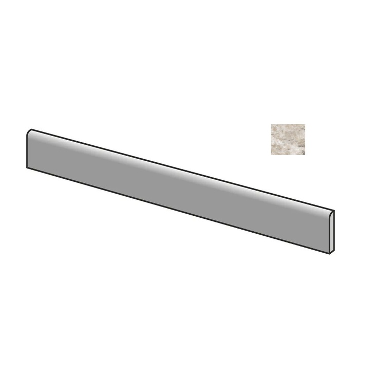 Sant Agostino Metastone CSABMEMU60 Battiscopa Mud 7,3x60 матовая