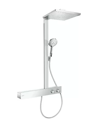 Душевая система Hansgrohe 300 Showerpipe 600 термостат, верхний и ручн.душ,хром 27363000