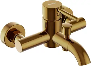 Смеситель Damixa для ванны/душа, однозахватный, золотой 361000600