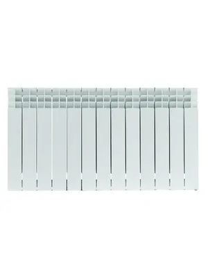 Радиатор STOUT 500 13 секций, биметаллический, боковое подключение, белый SRB-3310-050013
