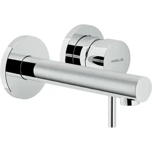 Смеситель NOBILI для раковины, встраиваемый, внешняя часть, излив 160мм, хром LV00499CR