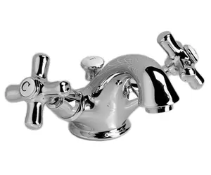 Смеситель для раковины Devon&Devon UTCI110CR двухзахватный, донный клапан, хром