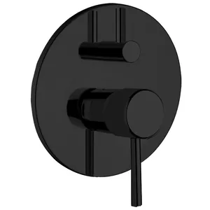 Смеситель для душа Giulini встраиваемый с переключ. на 3 потребит., черный мат F6513-3NO