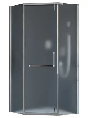 Душевой уголок RGW HO-081 (1000х1000х1950) трапеция, ст. 8мм матовое/хром 350608100-21