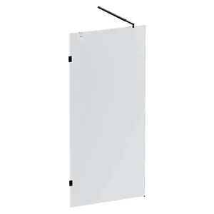 Душевая стенка AM.PM 900х1950 стекло прозрачное, профиль черный W94WI-90-F1-BTE