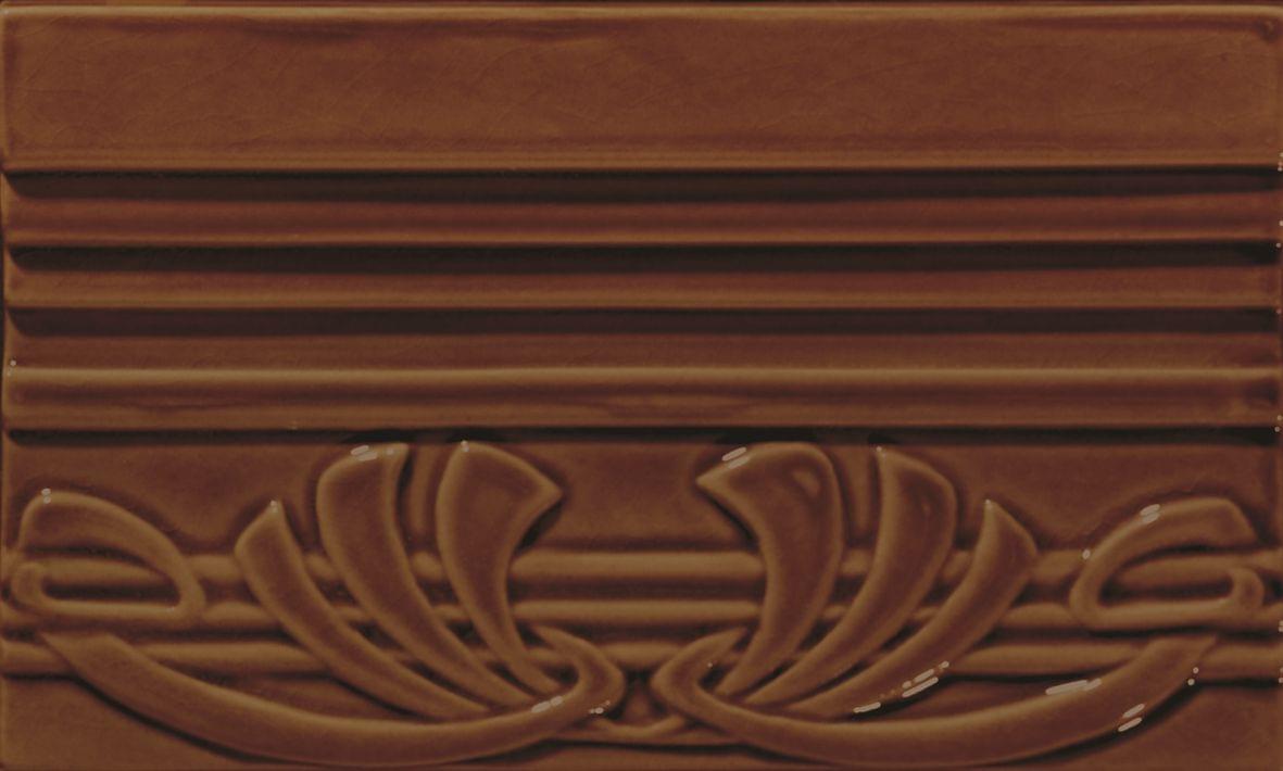 бордюр Epoque Terminale Deco Caramel Craquele 12x20