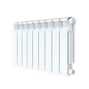 Радиатор алюминиевый Rifar VENTIL VR 350 нижнее правое подключение, 9 секции, 50мм, 1233 Вт