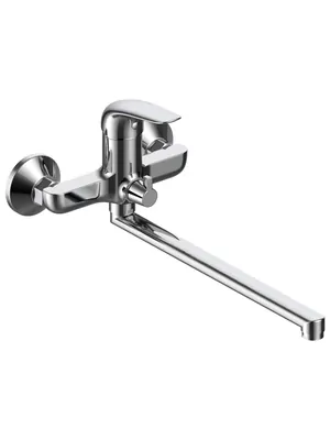 Смеситель для ванны/душа ESKO CT31 настенный, однозахватный, с ручным душем, хром