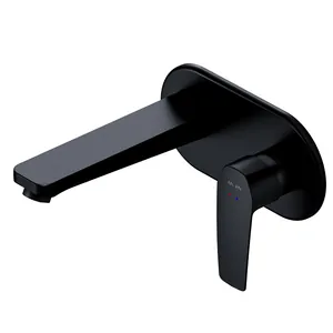 Смеситель AM.PM для умывальника, монтируемый в стену, чёрный F90A72222