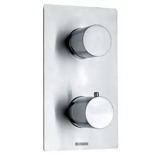 Смеситель для душа Bossini INZ072075 встраиваемый, термостат., на 1-5 вых., атласная сталь