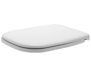 Сиденье для унитаза DURAVIT автоматическое опускание, белое, петли пластик 0067390000
