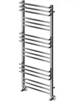 Полотенцесушитель TERMINUS П18 (ШВ:500х1200) водяной, нижнее подключение, нерж. сталь