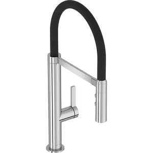 Смеситель Jacob Delafon для кухни,поворотный гибкий излив 360°, хром E23311-CP