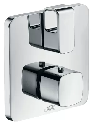 Смеситель Axor 11732 термостатический с запорным вентилем, внешняя часть, хром