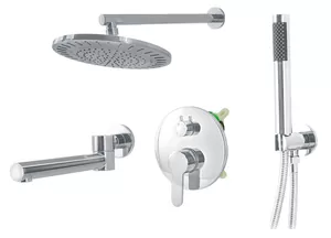 Встраиваемая душевая система VARION Armaturen 7685 97 3 с верхним и ручным душем