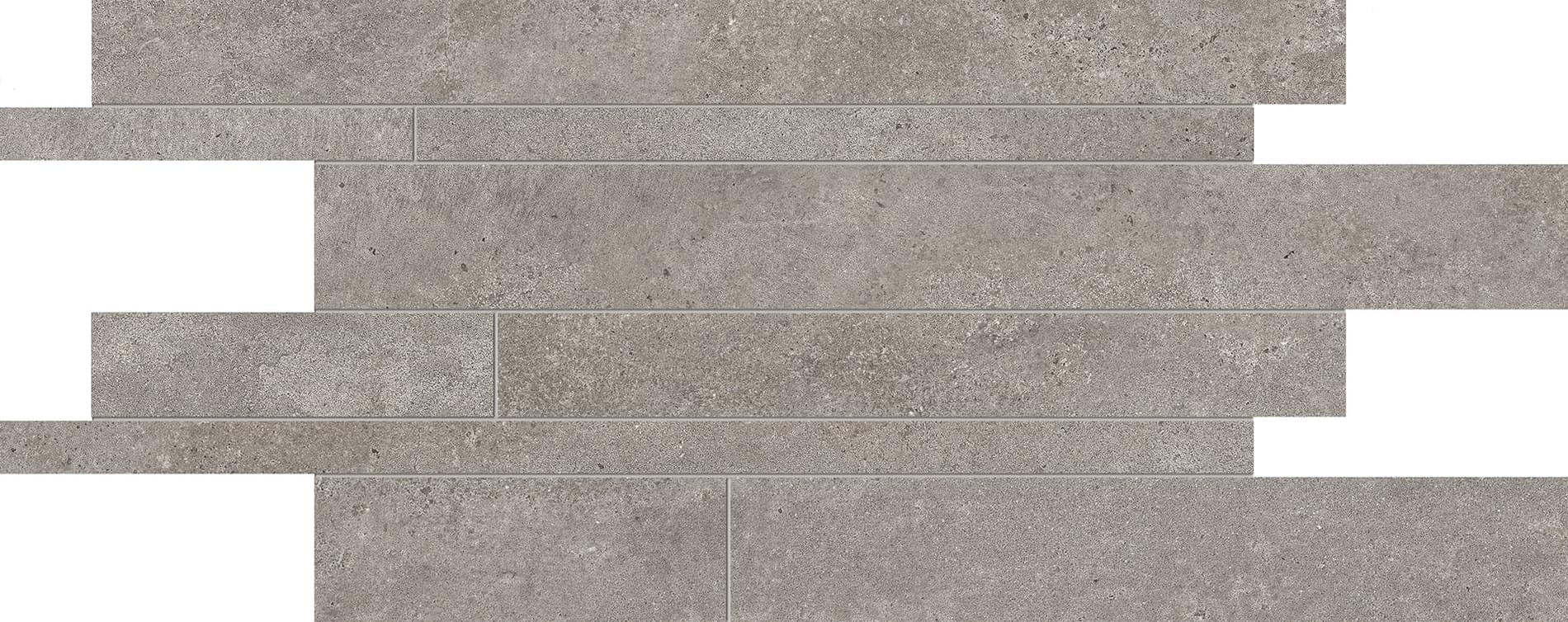 фон Re Play Concrete Listelli Sfalsati Recupero Dark Grey 30x60