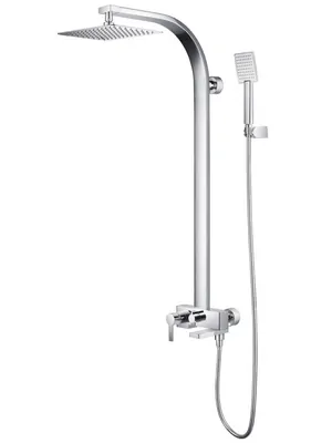 Душевая колонна Zeegres 18052001 смеситель для ванны/душа, верхний и ручной душ