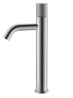 Смеситель Boheme 122-NB.4 для раковины, на 1 отверстие,однозахв, ручка spirale, никель браш