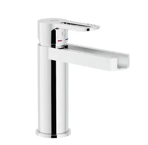 Смеситель NOBILI для раковины, однозахватный, каскадный излив, д/клапан, хром RDC0118/2CR