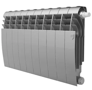 Радиатор биметаллический 10 секций ROYAL THERMO ВШГ:430х800х87 1150 Вт серебристый