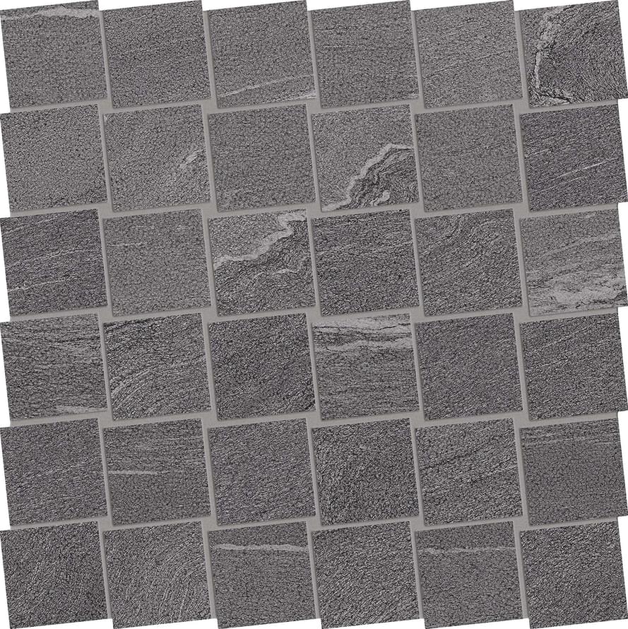 мозаика Stone Talk Mosaico Dado Martellata Dark Naturale 30x30