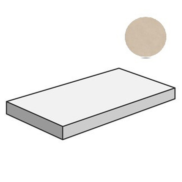 Sant Agostino Sable CSAGADSB12 Gradone Angolare 120 Dx Beige 33x120 матовая