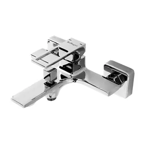 Смеситель для ванны/душа BelBagno LUC-VAS-CRM настенный, однозахватный, хром