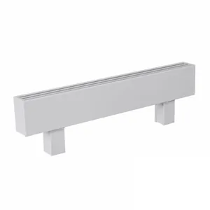 Конвектор напольный КЗТО (80х130х2000) 1152Вт, один теплообменник, термоклапан, белый