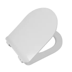 Сиденье для унитаза BelBagno с микролифтом, дюропласт, белое BB901SC