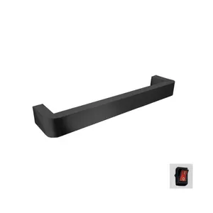 Полотенцесушитель электрический Margaroli с выключателем,черн.матовый 681 Switch Black Matt