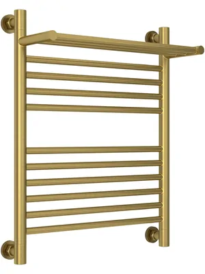 СУНЕРЖА Полотенцесушитель 600х500 состаренная латунь, унив.подкл. 3/4" 051-0223-6050
