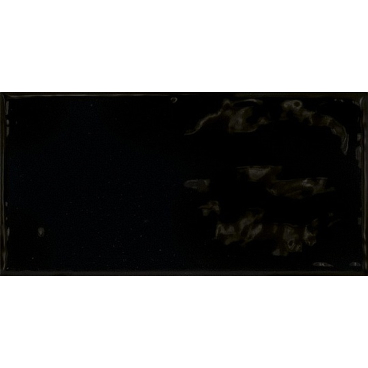 Equipe Cottage 21993 Bullnose Black Matt 7,5x15 матовая