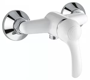 Смеситель для душа CEZARES DM-BLC настенный, однозахватный, выход под шланг 1/2", белый/хром