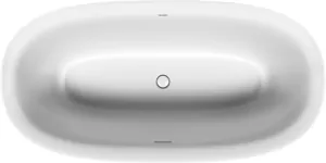 Ванна акриловая Duravit 700468 160х80 отдельностоящая, слив-перелив, панель, рама, белый