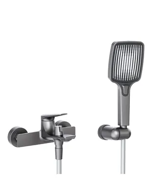 Смеситель CEZARES -VD-GM для ванны и душа,ручной душ, однозахватный, фикс.излив,оружейная сталь