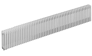 Радиатор стальной трехтрубчатый RIFAR 3018 - 50 секций, нижнее подкл. с терм.клапаном, белый TUB 3018-50-DV1