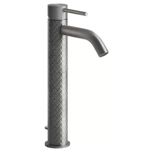 Смеситель Intreccio 54104.239 для умывальника, высокий, однозахватный, с д/к, сталь браш