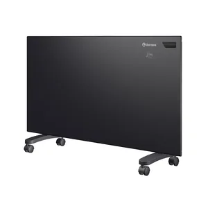 Конвектор Thermex 1500E (500х225х800) до 20 м2, 1500 Вт, черный