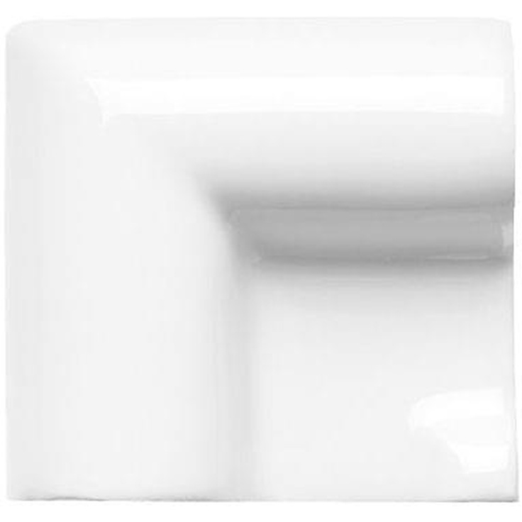 Adex Neri ADNE5531 Angulo Marco Moldura Lisa Blanco Z 5x5