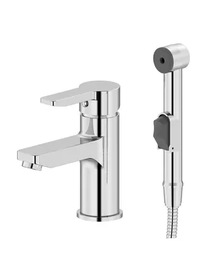 Смеситель Iddis для умывальника SENSB00I08 однозахватный, с гигиенической лейкой