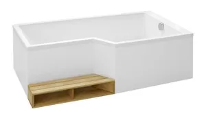 Ванна акриловая Jacob Delafon Neo 160х90 правая E6D000R-00 с ножками