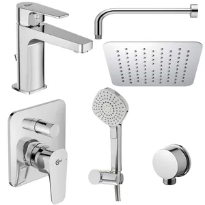 Набор 6в1 Ideal Standard ESLA Встраиваемая душевая система + смеситель для умывальника BD002XC